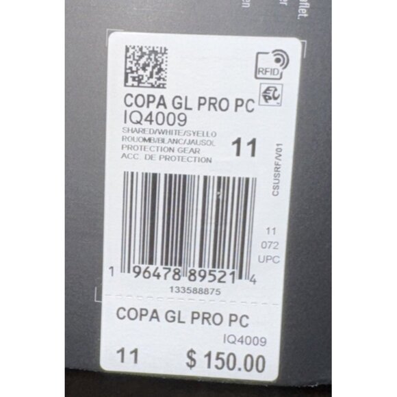 NWT Adidas Copa GL Pro PC Mens Soccer Goalkeeper Goalie Gloves Size 11 IQ4009 - Picture 6 of 6